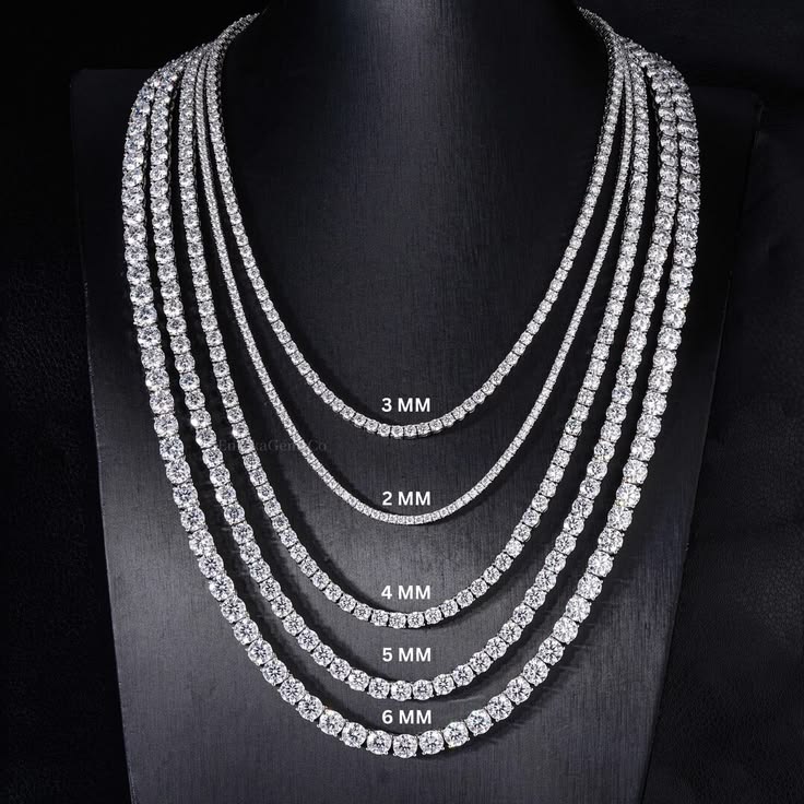 Collar plata 925 con diamante moissanita 3mm
