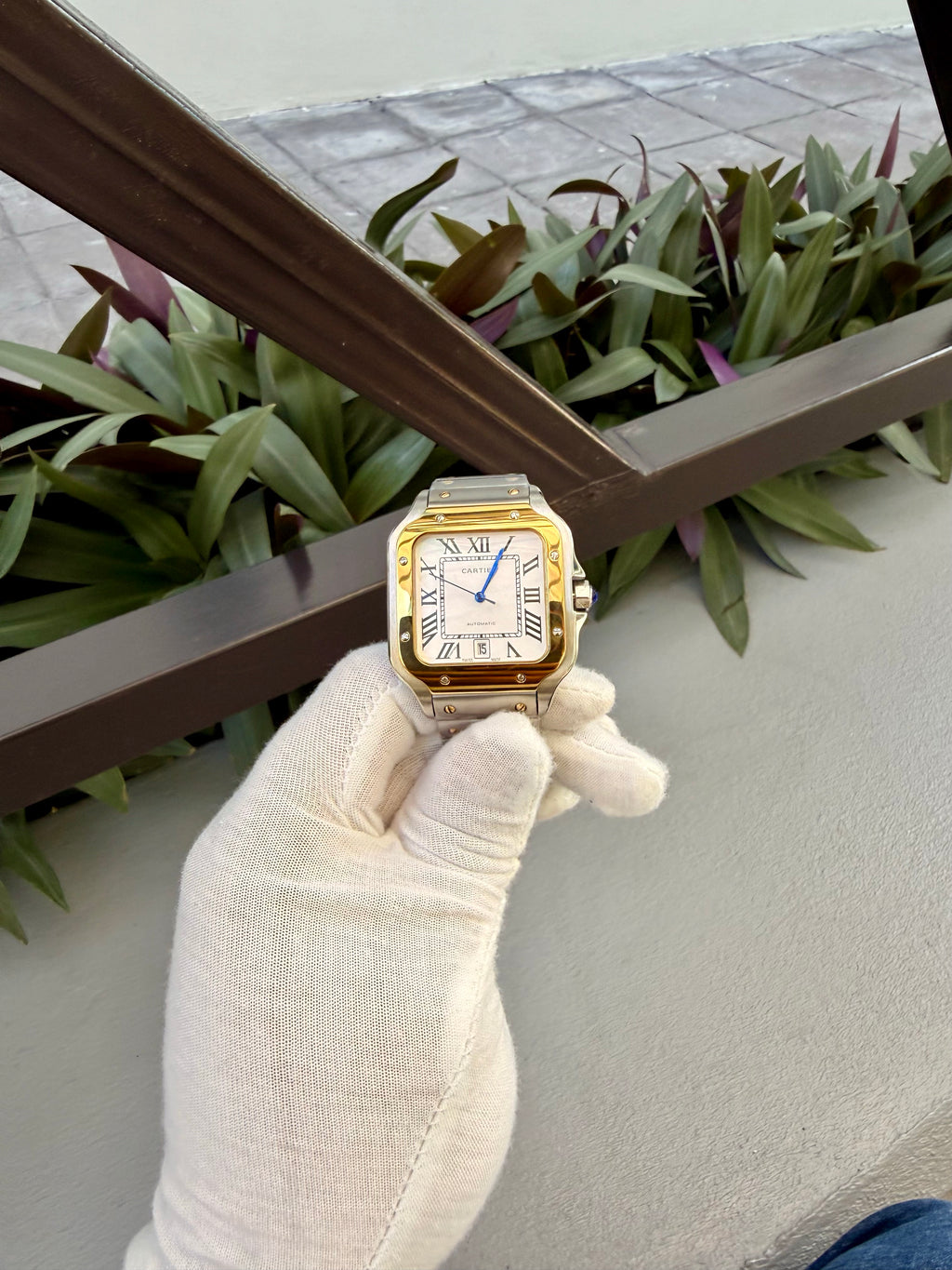 Cartier Santos dos tonos
