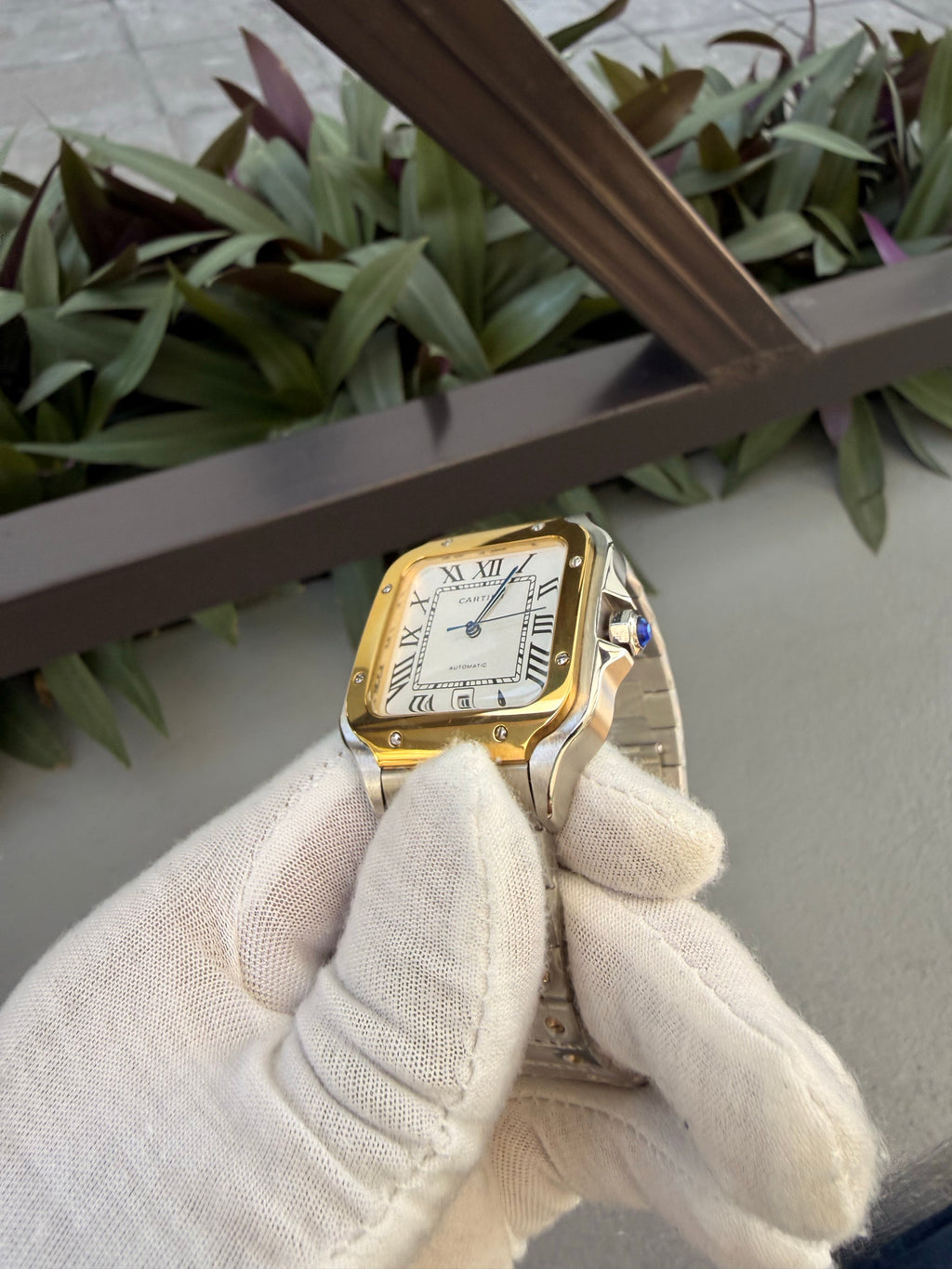 Cartier Santos dos tonos