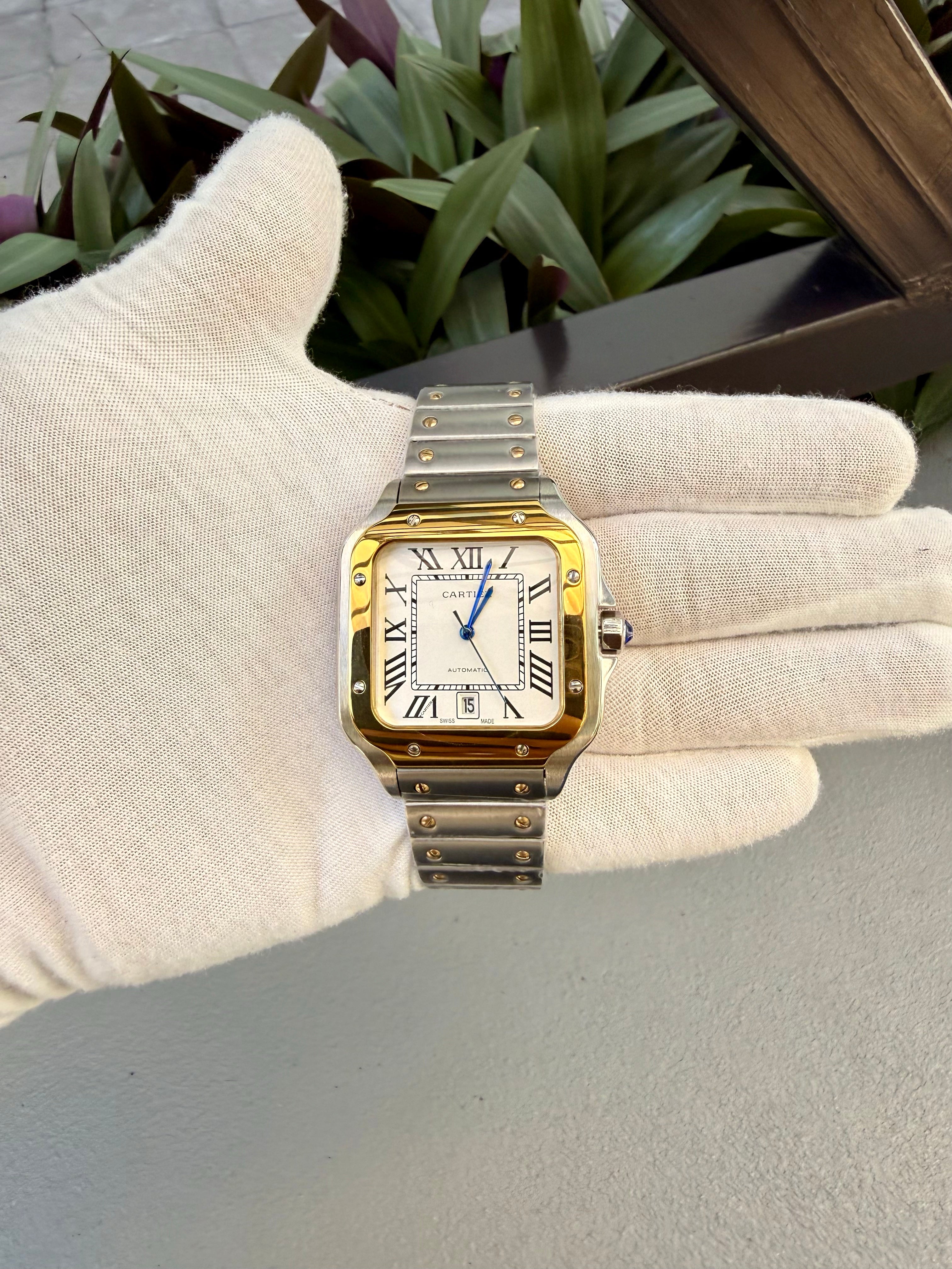 Cartier Santos dos tonos